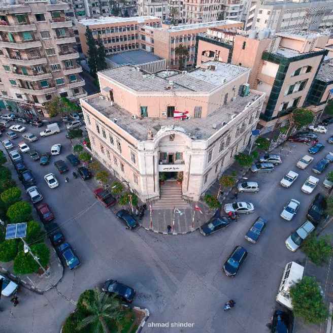 Drone picture of the Municipality of Tripoli